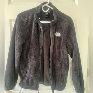 The North Face Osito Black Long Sleeve Full-Zip Fleece Jacket Size Medium